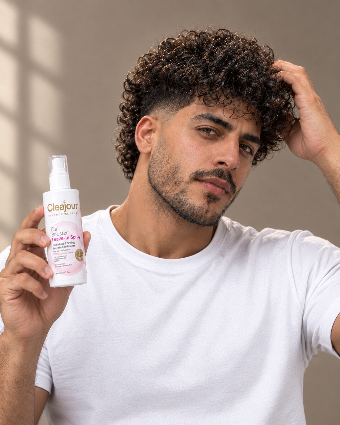 Men Curl Booster Leave-In Spray