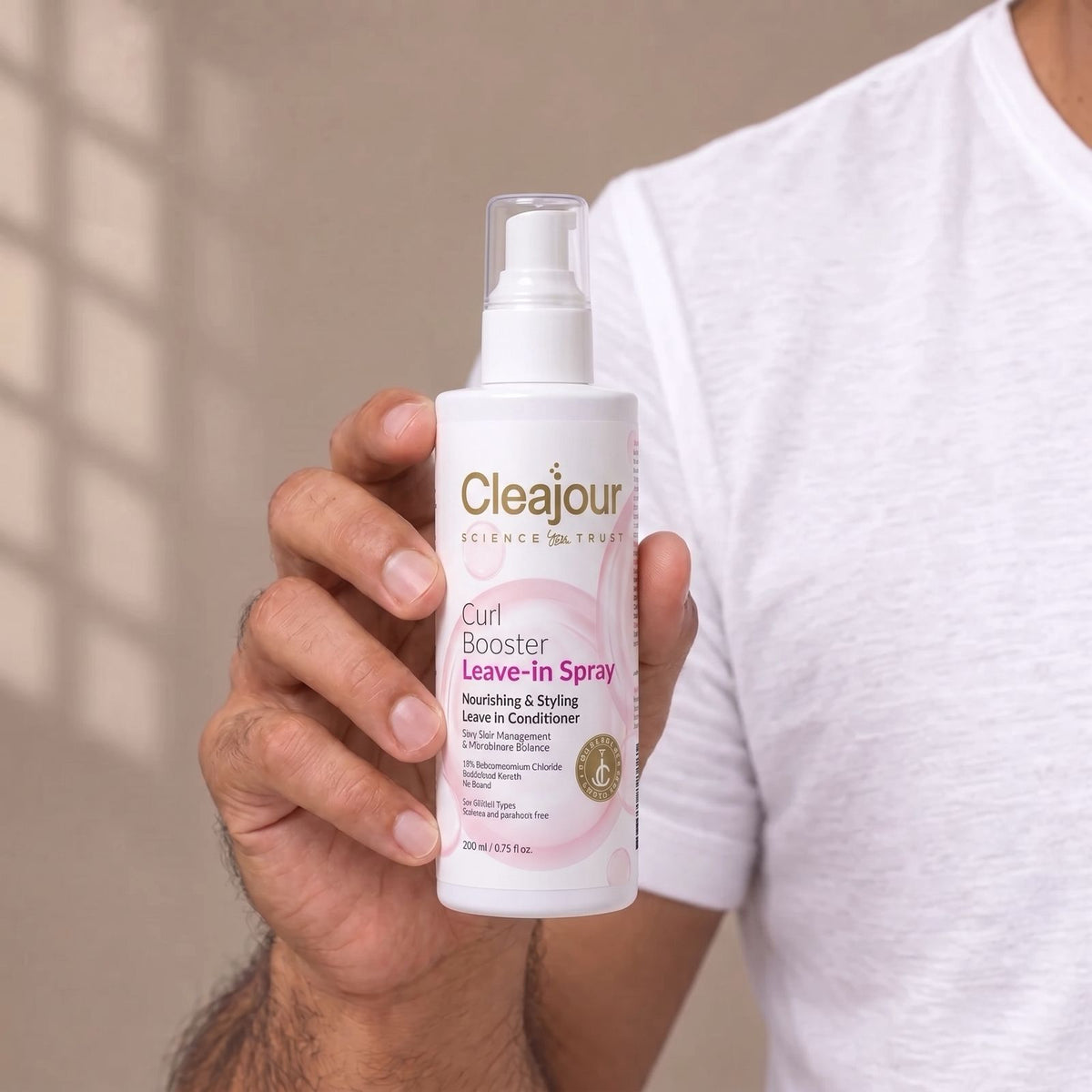 Men Curl Booster Leave-In Spray